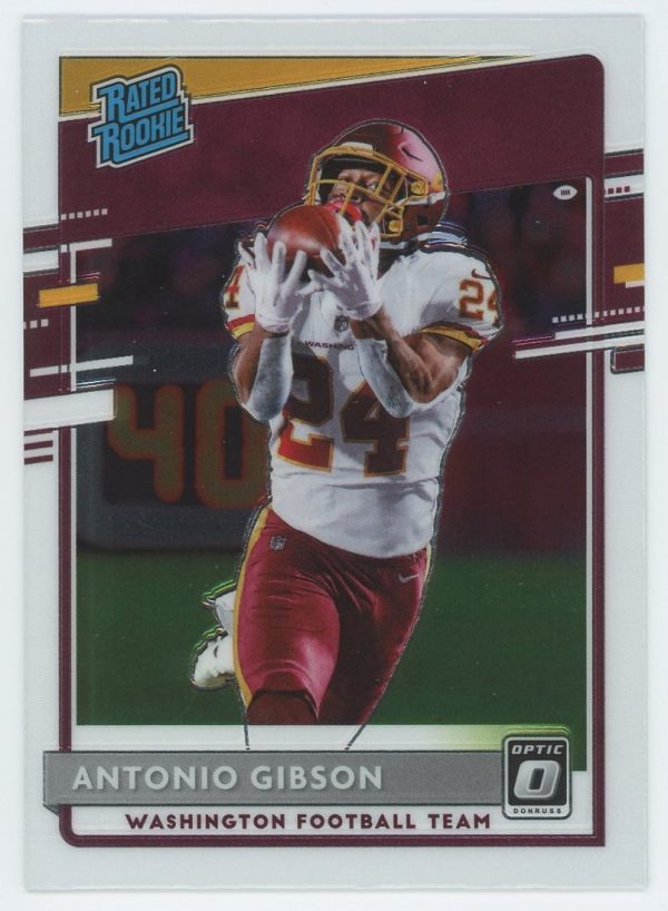 Antonio Gibson Football Team Panini 2020 Rookie Card #185