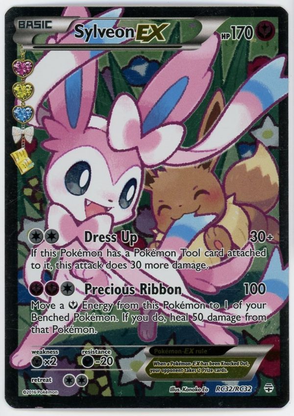 Sylveon EX Pokemon Generations Radiant Collection Full Art RC32/RC32