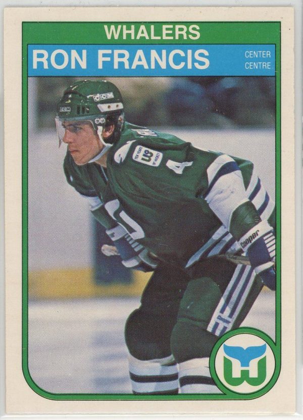 Ron Francis Whalers 1982-83 OPC Rookie Card #123