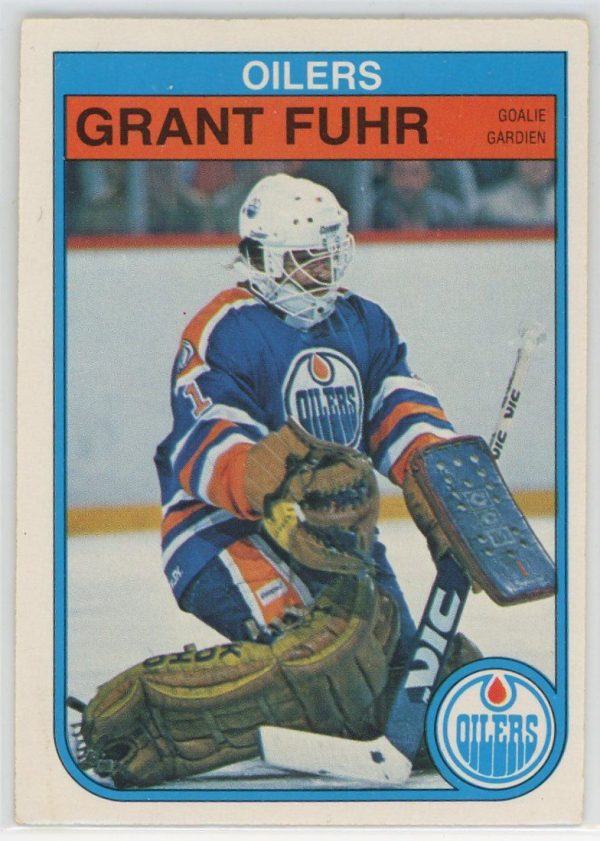 Grant Fuhr Oilers 1982-83 OPC Rookie Card #105