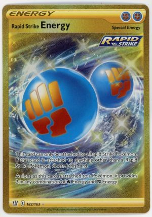 Rapid Strike Energy Pokemon Battle Styles Sword & Shield Secret 182/163