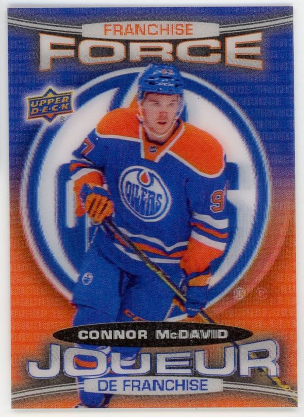 Connor McDavid 2016-17 UD Tim Hortons Franchise Force Card #FF-4