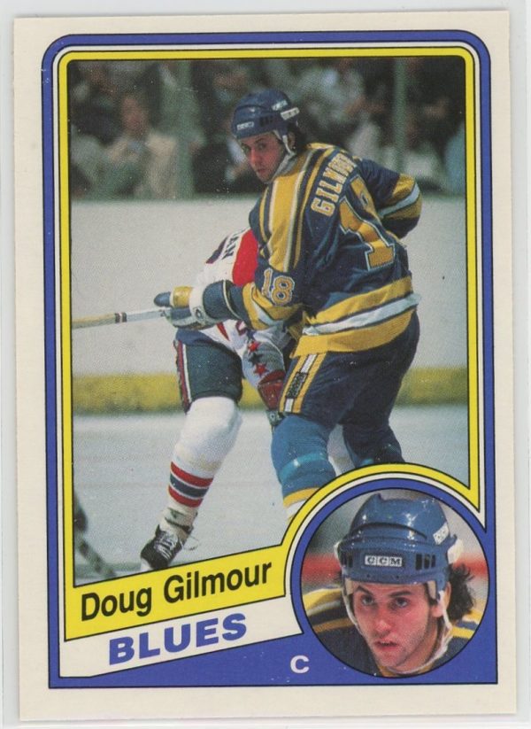 Doug Gilmour Blues 1984-85 OPC Rookie Card #185