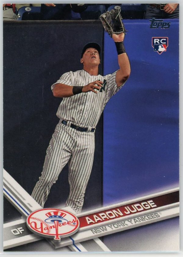 2017 Aaron Judge Yankees Topps Series 1 Rookie Card #287