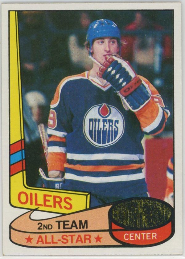 Wayne Gretzky Oilers 1980-81 Topps All Star Card #87