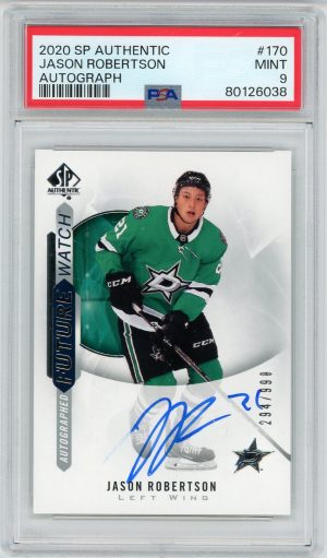 Jason Robertson Dallas Stars Autographed 2020-21 Upper Deck SPX