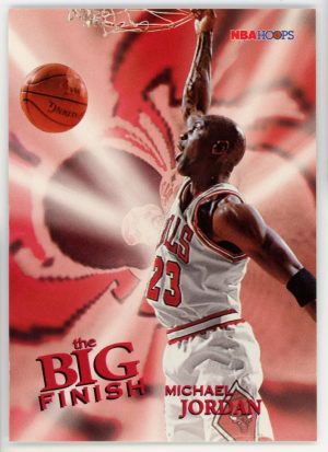 Michael Jordan 1996-97 Hoops The Big Finish #176