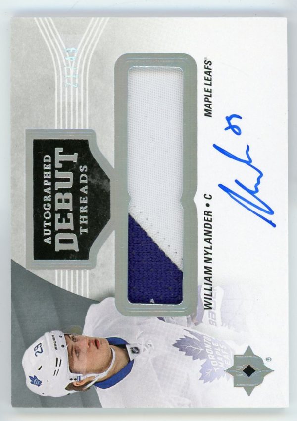 William Nylander 2016-17 UD Ultimate Autographed Debut Threads /49 DT-WN