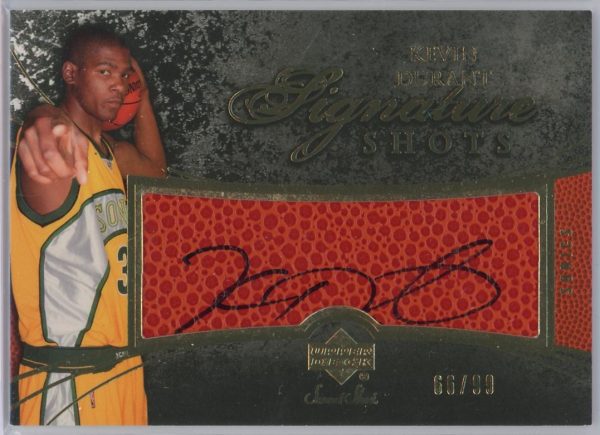 Kevin Durant Sonics 2007-08 Signature Shots Auto /99 Rookie Card #SS-KD