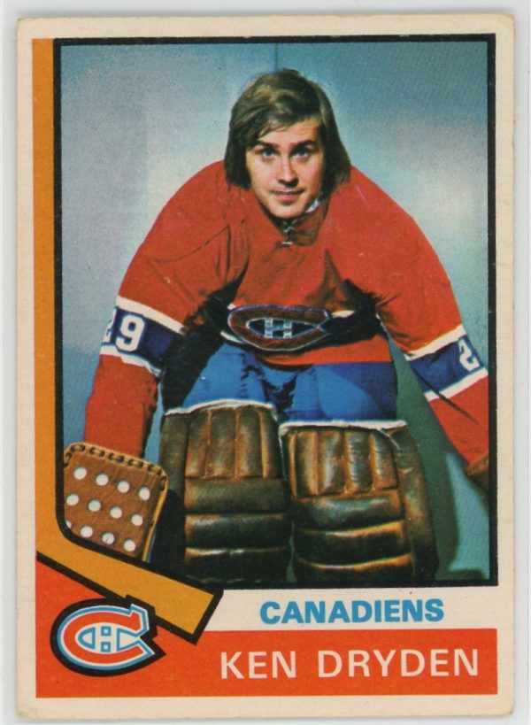 Ken Dryden Canadiens 1974-75 OPC Card #155