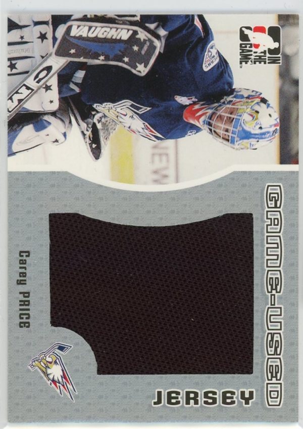 Carey Price Tri-City Americans/Canadiens ITG 2005-06 Heroes and Prospects 1/100 Game-Used Jersey GUJ-36
