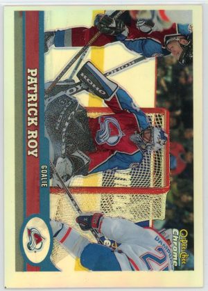 1999-00 Patrick Roy Avalanche OPC Chrome Refractor Card #16