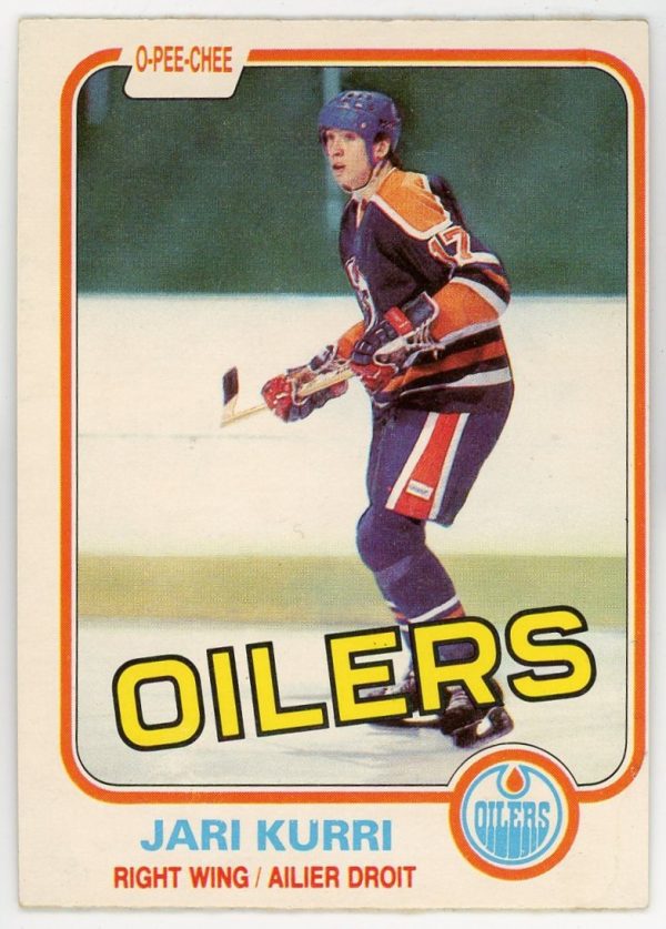 Jari Kurri 1981-82 O-Pee-Chee Rookie Card #107