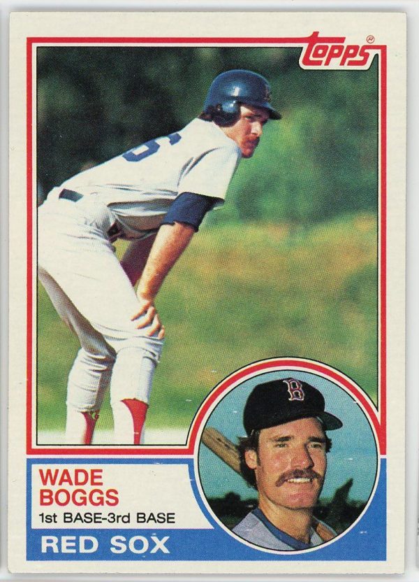 1983 Wade Boggs Red Sox Topps Rookie Card #498