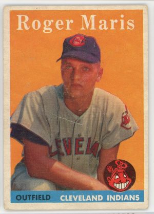 Roger Maris Indians 1958 Topps Rookie Card #47