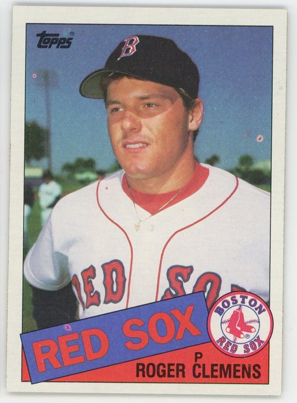 1985 Roger Clemens Red Sox Topps Rookie Card #181