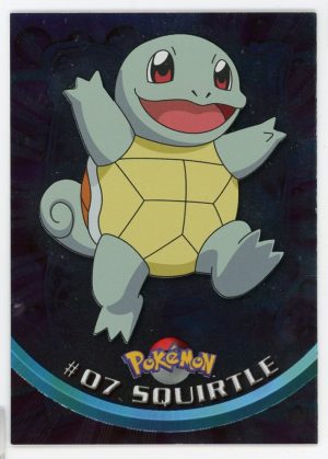 Pokemon Squirtle #07 Topps Series 1 Holo