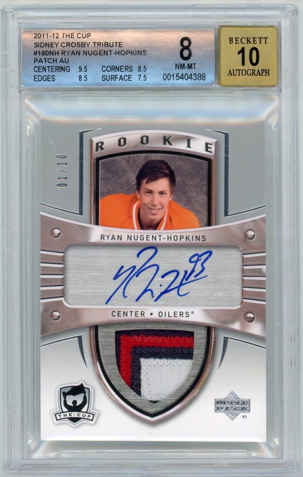 Ryan Nugent-Hopkins 2011-12 UD The Cup Sidney Crosby Tribute RPA /10 #180-NH