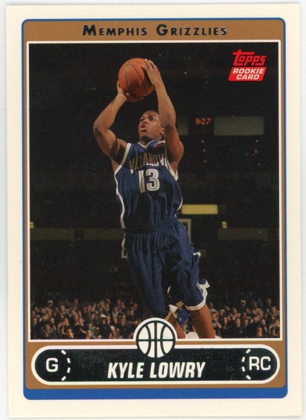 2006-07 Kyle Lowry Grizzlies Topps NBA Rookie Card #226