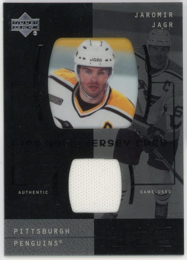 Jaromir Jagr 2000-01 UD Ice Game Used Jersey Card #JC-JJ