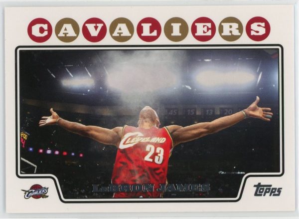 Lebron James Cavaliers 2008-09 Topps NBA Card #23