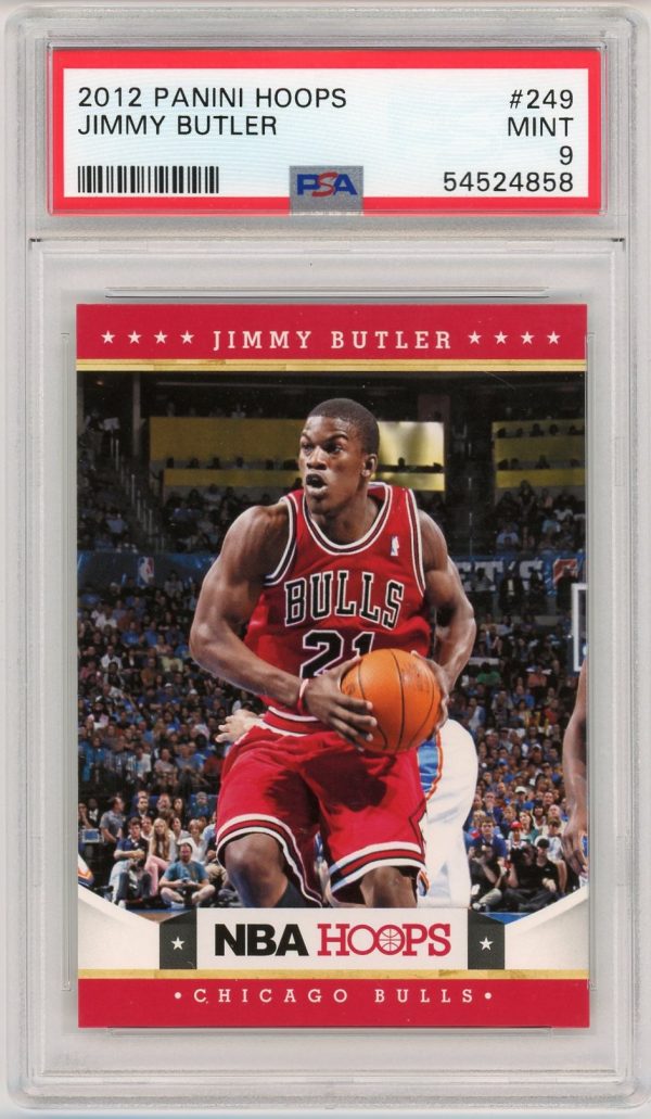 Jimmy Butler 2012 Panini Hopps Rookie Card #249 PSA 9