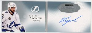 Nikita Kucherov 2018-18 UD Premier Signature Booklets #PSB-NK