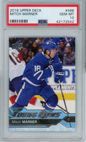 Mitch Marner Maple Leafs UD Young Guns PSA 10 Card #468