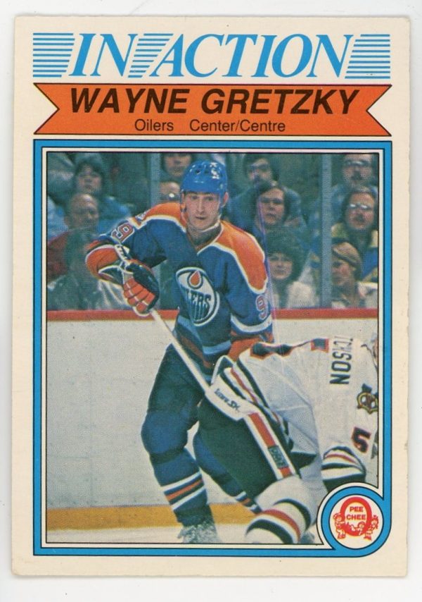 Wayne Gretzky 1982-83 O-Pee-Chee In Action #107