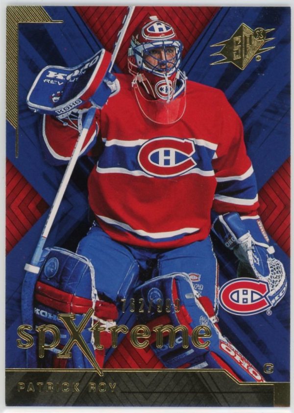 Patrick Roy Canadiens 2007-08 UD SPX SPXtreme 162/999 Card #X6