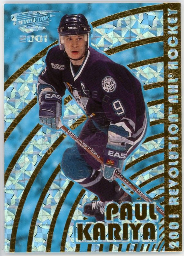 2000-01 Paul Kariya Ducks Pacific Revolution /60 Card #2