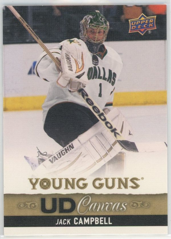 Jack Campbell Stars 2013-14 Young Guns Canvas Rookie Card #C111