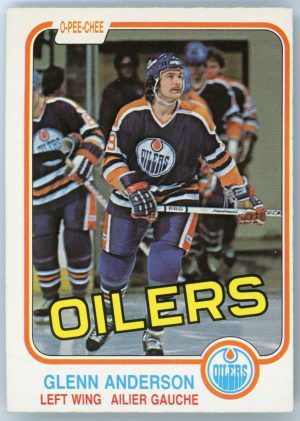 Glenn Anderson Oilers OPC 1981-82 Rookie Card #108