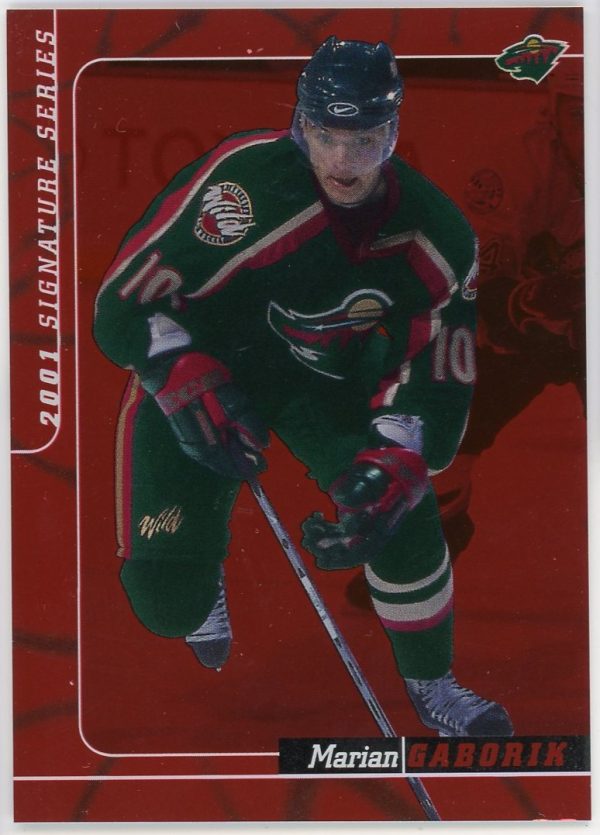 Marian Gaborik 2000-01 Be A Player Signature Series Rookie Ruby /200 #279