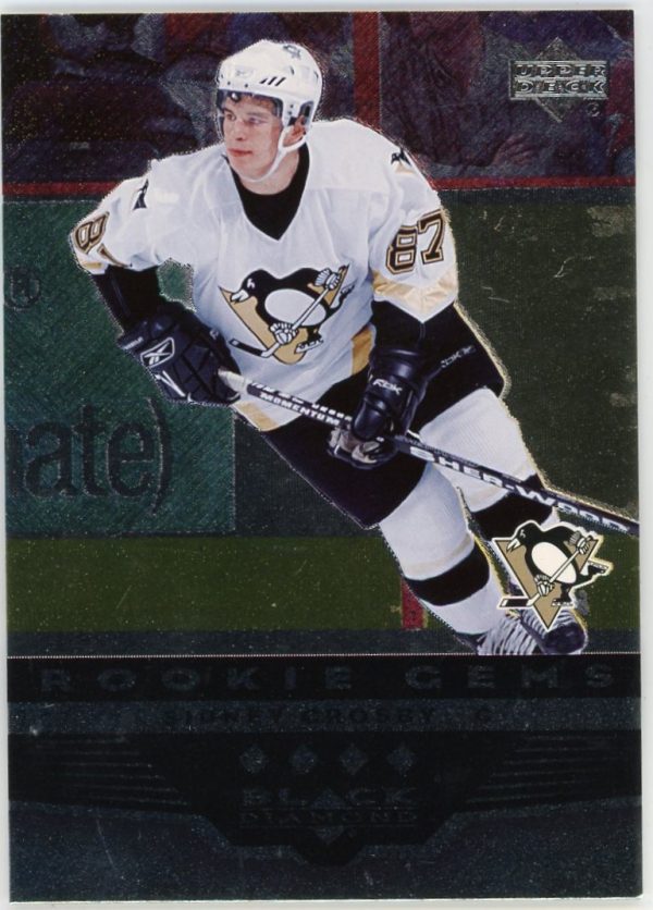 Sidney Crosby Penguins 2005-06 UD Black Diamond Rookie Gems Card #193