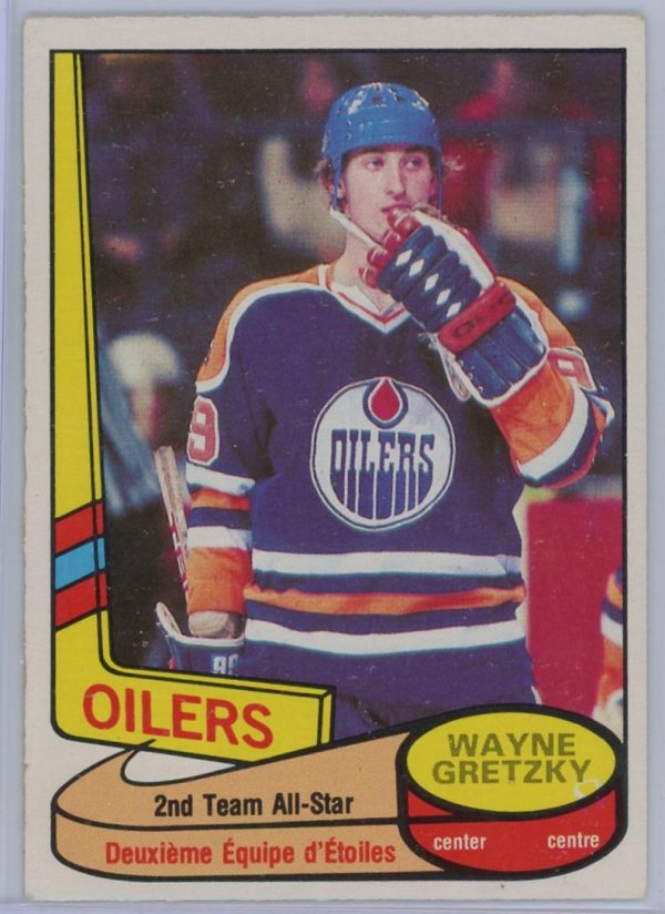Wayne Gretzky 1980-81 OPC 2nd Team All-Star Card #87
