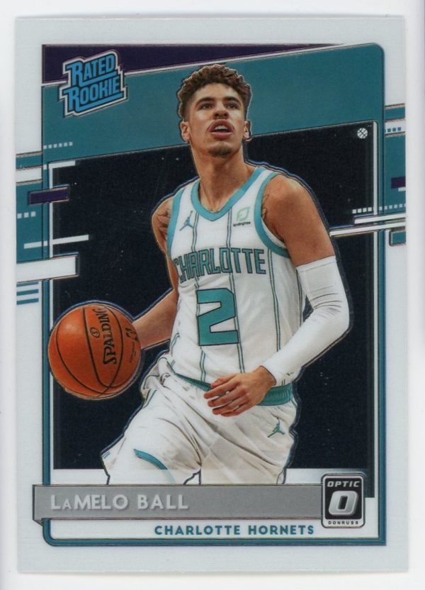 LaMelo Ball Hornets 2020-21 Donruss Optic Rated Rookie #153
