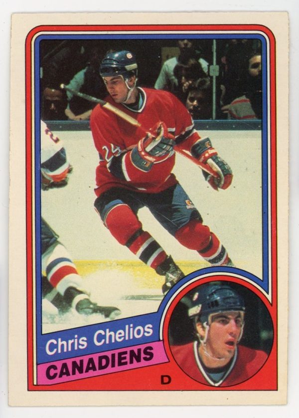 Chris Chelios 1984-85 O-Pee-Chee Rookie Card #259