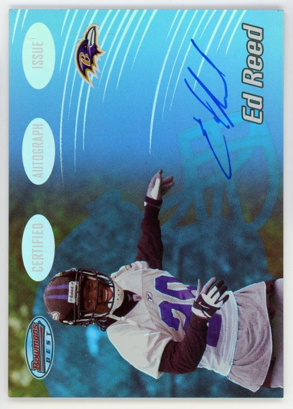Ed Reed 2002 Bowmans Best Rookie Auto #133