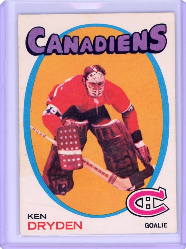 1971-72 Ken Dryden Canadiens OPC Rookie Card #45