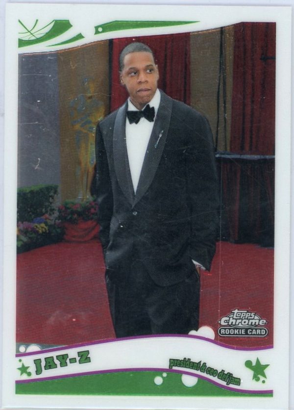 Jay-Z President & CEO Def Jam Topps 2006-07 Chrome Rookie Card#217