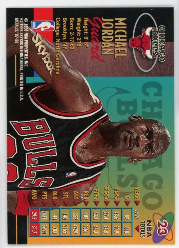 Michael Jordan 1997-98 Skybox Metal Unizerse #23