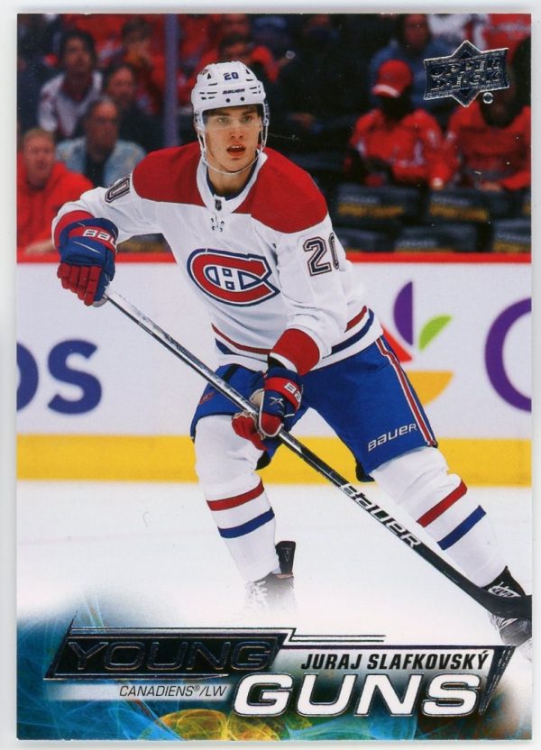 Juraj Slafkovsky 2022-23 Upper Deck Series 2 Young Guns #451