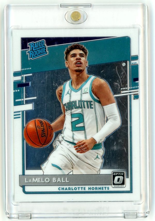 LaMelo Ball Hornets 2020-21 Donruss Optic Rated Rookie Card #153