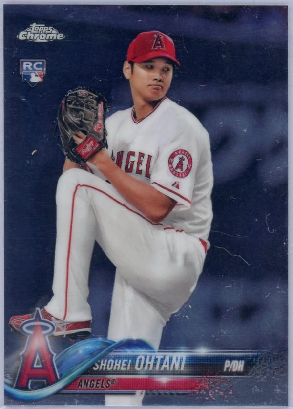 Shohei Ohtani Angels Topps 2018 Chrome Rookie Card#150