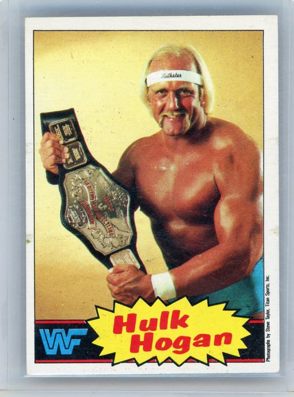 1985 Hulk Hogan WWF Topps Rookie Card #1