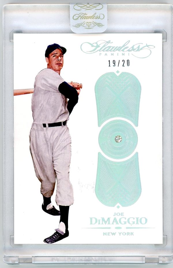 2017 Joe DiMaggio Yankees Panini Flawless 19/20 Card #6