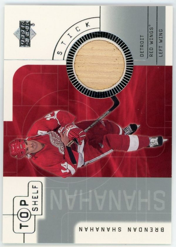 Brendan Shanahan 2001-02 UD Top Shelf Game Used Stick Relic S-BS