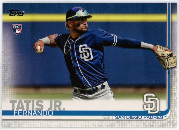 Fernando Tatis Jr. Padres 2019 Topps Rookie Card #410