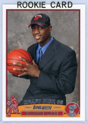 Dwyane Wade Heat 2003-04 Topps Rookie Card #225